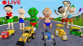 Bittu Sittu Cartoon Part 31  Jcb Wala Cartoon  Gadi Wala Cartoon  Pagal Beta  Desi Comedy Video [upl. by Lime]