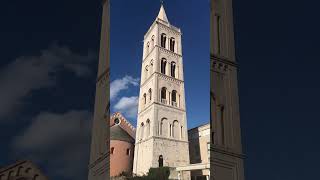 Roman Forum and saint Donat church in Zadar Croatia [upl. by Ahsenod]