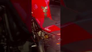 Custom Panigale V4R Full Akra startup [upl. by Atiker909]