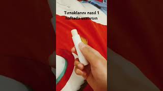 Tırnaklar için en iyi yöntem bepanthol derma lipstickini sürmek  dudak yerine tırnaklara [upl. by Emlen]