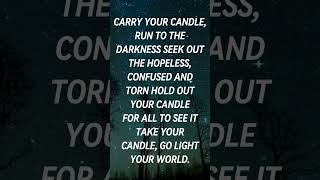 Carry Your Candle  Go Light Your World  Daily Worship dailyworship christianmusic gospel [upl. by Auqinat]