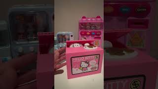 CUTEST HELLO LITTY PIGGY BANK 🌈🌈 shorts trending viralvideo satisfying [upl. by Ainirtak]