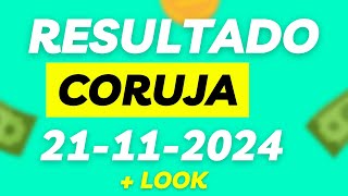 RESULTADO  Jogo do bicho ao vivo  CORUJA 21112024 [upl. by Amapuna]