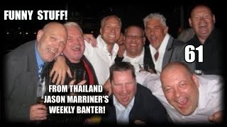 Jason Marriner  England Shirts Fish amp Chip Shop Mural Weekly Banter from Thailand 61 [upl. by Annwahs]