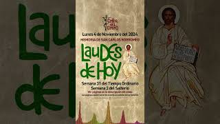 👇ORACIÓN DE LAUDES DE HOY 4 DE NOVIEMBRE laudes laudesdehoy cantordelcamino liturgiadelashoras [upl. by Notelrac]