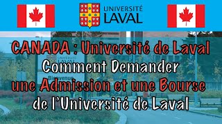 Canada🇨🇦 Les Bourses de lUniversité de Laval 20202021 Episode 1 [upl. by Ecnav]