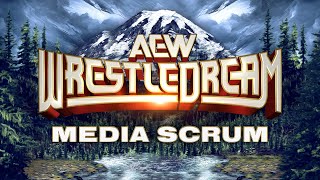 AEW WrestleDream Post Media Scrum  101224 Tacoma Washington [upl. by Anayhd592]