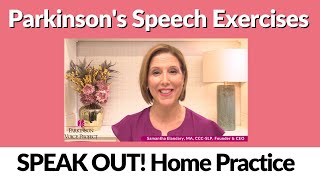 1062023 Parkinsons Speech Exercises SPEAK OUT Lesson 1 [upl. by Alilak175]