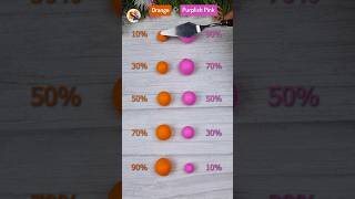 Orange Vs Purplish Pink Satisfying color mixing Clay Ep 20 colormixing colors clay shorts [upl. by Nivi190]