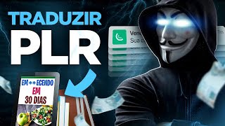 PLR COMO TRADUZIR EBOOK PLR EM 1 MINUTO de graça [upl. by Natan]