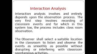 GALLOWAYS system of Interaction AnalysisBEd II Sem Unit I Pedagogy UGCNET DrMMarieswari [upl. by Edyaw]