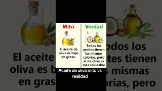 Aceite de oliva mito vs realidad [upl. by Truc953]