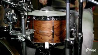 Groove Drum Co Bubinga Ply 13x7quot Snare Drum [upl. by Valerye]