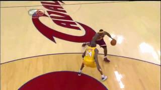 LeBron James Breaks Kobe Bryants Ankle [upl. by Anilrats389]