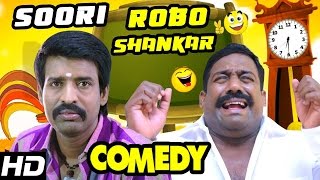 Velainu Vandhutta Vellaikaaran Soori and Robo Shankar Comedy  Vishnu  Niku Galrani [upl. by Ferdinande]