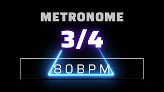 34 METRONOME 80 BPM △ [upl. by Charmain]