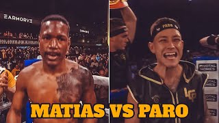 Subriel Matias vs Liam Paro  Last Fights  HD MatiasParo [upl. by Ecitnirp715]