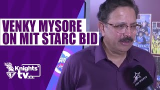 Venky Mysore on Mitchell Starc Bid  KKR  2023 [upl. by So]