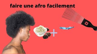 comment faire une coiffure afro pour les nuls [upl. by Duquette]