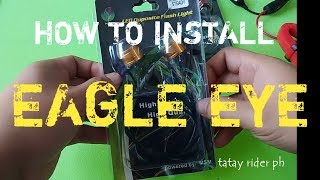 How to install eagle eye in motorcycle [upl. by Icyak]