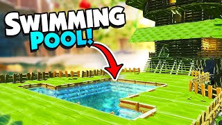 My Base has a SWIMMING POOL  Grounded Gameplay [upl. by Demmy]