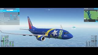 MSFS2020  Full Flight  Southwest Airlines  Boeing 737700  DALMSY  SWA1716 [upl. by Heuser]