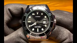 SINOBI S9721G review  Submariner Homage [upl. by Airrej226]