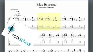 Blue Espresso Rockschool Grade 6 Guitar [upl. by Deloria]