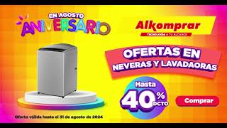 ¡Celebremos juntos el AniversarioAlkomprar ¡Hasta 50OFF en electrodomésticos🤸‍♂️💥🎊 [upl. by Erehc]