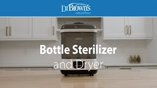 Dr Browns® Bottle Sterilizer and Dryer Steam sterilize and dry baby bottles pacifiers and more [upl. by Meredi]