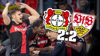 ES IST ABSURD Leverkusen in erneut LETZTER Sekunde gegen Stuttgart [upl. by Gereron]