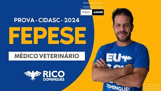 Prova Comentada RLM  CIDASC 2024  Médico Veterinário [upl. by Adnoved]