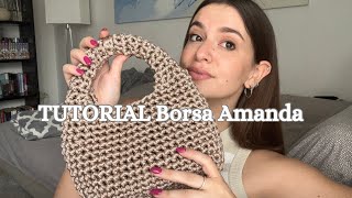 Tutorial borsa Amanda  Hobo Bag uncinetto  Macrè Bag [upl. by Deerdre842]