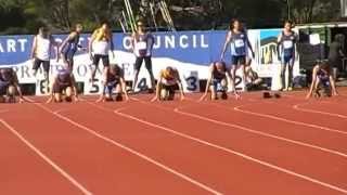 100m Final Mens 5054 National Masters Championships [upl. by Eibocaj]