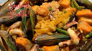 How To Cook Seafood Paella [upl. by Hamo]