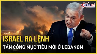 Israel ra lệnh tấn công mục tiêu mới ở Lebanon vũ khí Mỹ vào vị trí  Báo VietNamNet [upl. by Lorrac570]