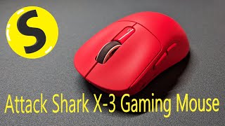 Chuột không dây ATTACK SHARK X5 kết nối 3 chế độ thiết kế chuột trọng lượng siêu nhẹ kèm đèn led RGB [upl. by Ariec]