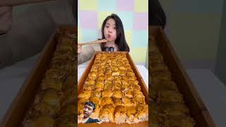 Mukbang dimsum satu meter mukbang food foodie koreanfood makanan cat [upl. by Beisel]