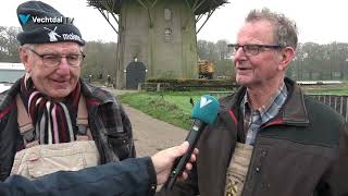 Molenkap terugplaatsen op de Vilsterse Molen [upl. by Jordain]