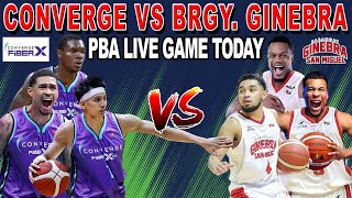 BRGY GINEBRA vs CONVERGE PBA Live Full Game Today  2k24 [upl. by Okorih288]