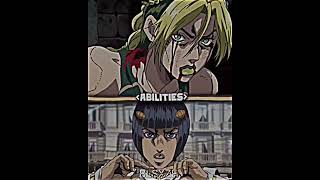 JJBA ELIMANTION WHEEL PART 11Jolyne vs Bucciarati jojos jjba jojoedit whoisstrongest [upl. by Heins611]