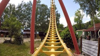 Boomerang Onride Video Freizeitland Geiselwind 2018 [upl. by Enyledam574]