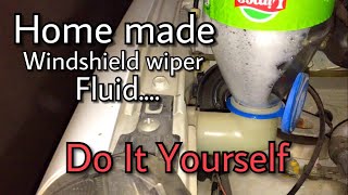 Home Made Windshield Wiper Fluid How to Fill it  Do it Yourself Alto 800 [upl. by Aisiram]