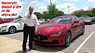 Maserati Ghibli S Q4 Test Drive Walkaround and Review in 4K Ultra HD  by John D Villarreal [upl. by Karissa]