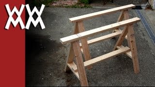 Build a pair of simple sawhorses [upl. by Constantino280]