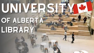 University of Alberta Campus Tour Cameron Library  Virtual Walking Tour Ambiance [upl. by Gnaht]