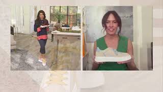 Miz Mooz Leather LaceUp Sneakers  Tristin on QVC [upl. by Rosenberger]