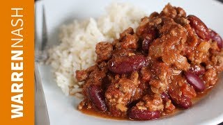 Chilli Con Carne Recipe  Easy Mexican favourite  Recipes by Warren Nash [upl. by Atinav]