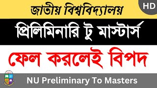 মাস্টার্স প্রিলি ফেল করলেই বিপদ  Masters Preliminary Exam  National University [upl. by Paulsen]