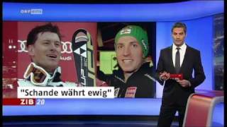 Kostelic vs Hirscher Kitzbühel Zagreb 2012 [upl. by Ellek]